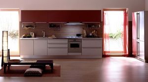 cuisine contemporaine / en aluminium / stratifiée