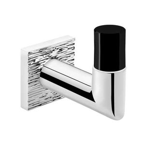 patère contemporaine / en métal chromé / de salle de bain