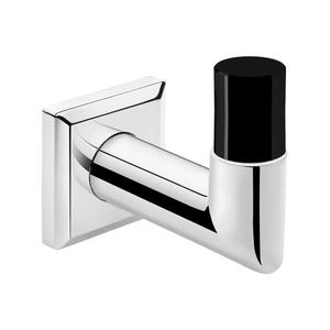 patère contemporaine / en métal chromé / en verre / de salle de bain