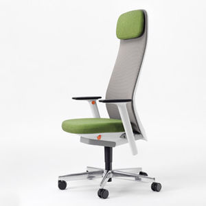 fauteuil de bureau contemporain / en résille / en tissu / pivotant