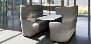 canapé modulable / contemporain / en tissu / pour établissement public