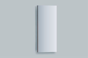 miroir mural / contemporain / rectangulaire / en aluminium