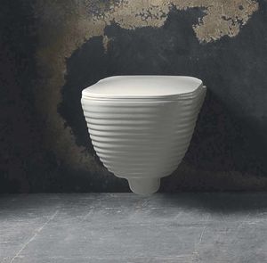toilettes suspendue / en céramique