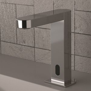 robinet pour vasque / pour lave-mains / à poser / en laiton chromé