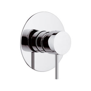 mitigeur de douche / à encastrer / en laiton chromé / 2 trous