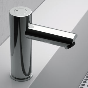 robinet pour vasque / pour lave-mains / à poser / en laiton chromé