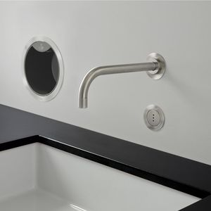 mitigeur pour vasque / à encastrer / en laiton / en inox