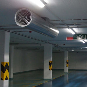 ventilateur extracteur de désenfumage / axial / au plafond / professionnel