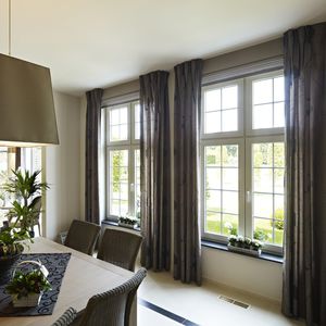 fenêtre battante / coulissante / en PVC / à double vitrage