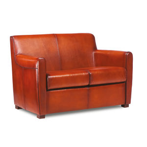 Canap Classique Rivoli Neology Marron En Tissu En Cuir