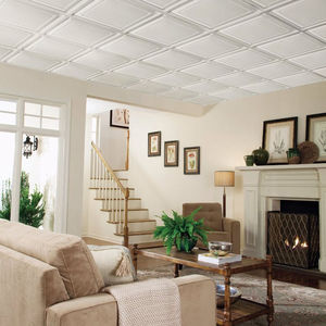 faux-plafond PVC / en dalles / décoratif / avec relief