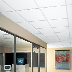 faux-plafond en fibre minérale / en dalles / acoustique / ignifuge