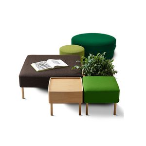 table basse / contemporaine / en bois massif / en MDF