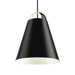 lampe suspension / contemporaine / en aluminium peint / blanche