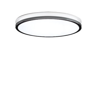 plafonnier contemporain / rond / en verre / en métal chromé