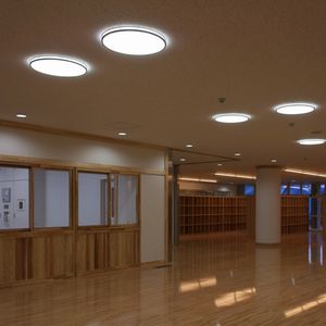 plafonnier contemporain / rond / en verre / en métal chromé