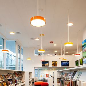 lampe suspension / contemporaine / en aluminium / en verre