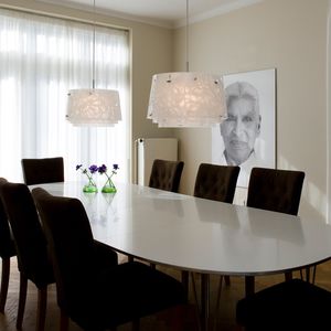 lampe suspension / contemporaine / en acrylique / en aluminium