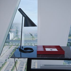 lampe de table / contemporaine / en métal / en acier