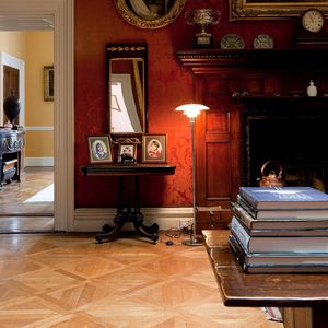 lampe sur pied / contemporaine / en laiton / en métal chromé