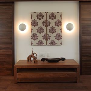 applique murale contemporaine / en acier / ronde / IP20