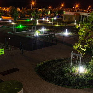 luminaire encastrable au sol / à LED / rond / de jardin