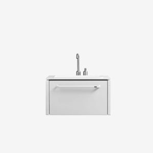 meuble vasque suspendu / en inox / contemporain / avec tiroirs