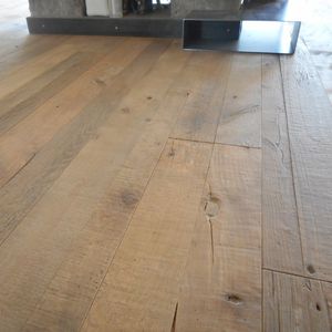 parquet contrecollé / flottant / patiné