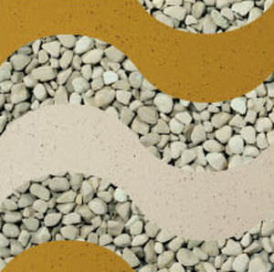 mosaïque d'intérieur / de salle de bain / au sol / en composite