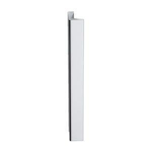 poignée de tirage pour porte en verre / en aluminium / contemporaine / chromée