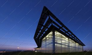 panneau en polycarbonate pour mur-rideau / modulaire