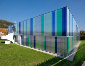 panneau en polycarbonate alvéolaire / pour bâtiment
