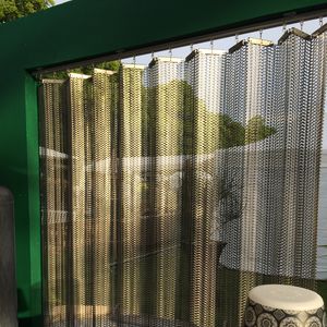 maille métallique pour façade / pour agencement intérieur / pour brise-soleil / pour plafond