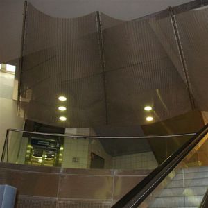 maille métallique pour façade / pour agencement intérieur / pour brise-soleil / pour plafond