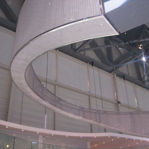 maille métallique pour façade / pour agencement intérieur / pour brise-soleil / pour plafond