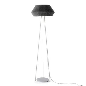 lampe sur pied / contemporaine / en corde / fait main