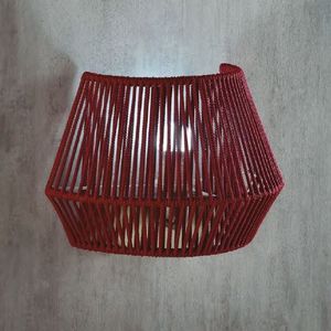 applique murale contemporaine / en métal / en corde / à LED
