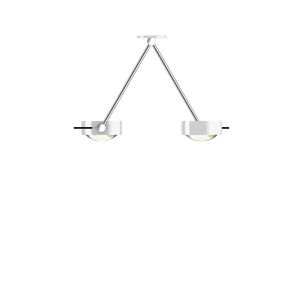plafonnier contemporain / rond / en verre / en aluminium