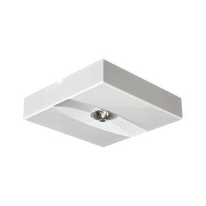 éclairage de secours de plafond / mural / carré / à LED