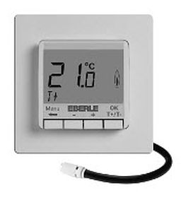 thermostat programmable / numérique / encastrable au mur / pour chauffage
