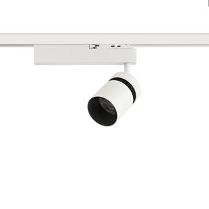 éclairage sur rail à LED / DHI / rond / en fonte d'aluminium