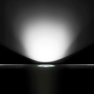 luminaire encastrable au sol / à LED / rond / d'extérieur