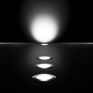 luminaire encastrable au sol / à LED / rond / carré