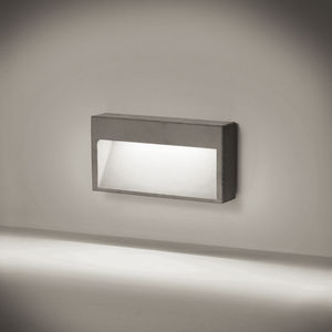 luminaire encastrable au mur / à LED / rectangulaire / d'extérieur