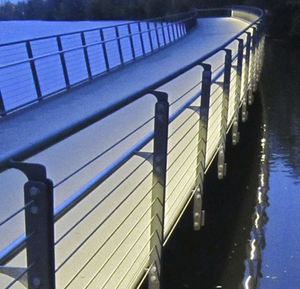 main courante en inox / LED / pour personnes à mobilité réduite