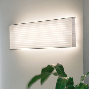 applique murale contemporaine / en coton / fluorescente / rectangulaire