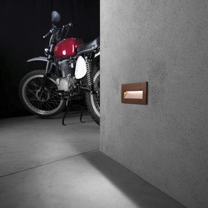 luminaire encastrable au mur / à LED / rectangulaire / d'extérieur