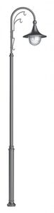 lampadaire urbain / classique / en aluminium / en acier