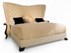lit double / de style / en tissu