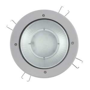 luminaire encastrable au sol / à LED / rond / d'extérieur
